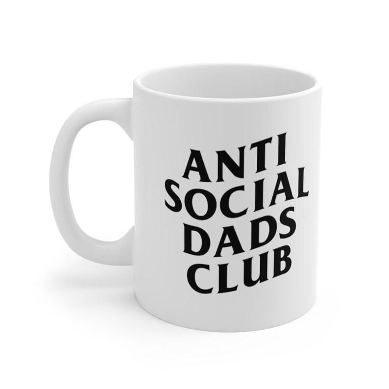 MUG ANTI SOCIAL Dads Club Elder Emo Emo Dad - Etsy