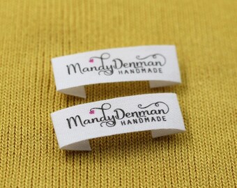 Custom sewing label, Custom clothing Label, Personalised labels, Name tags, Label for her