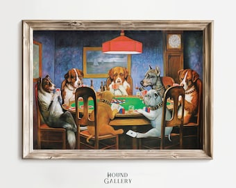 ポーカーをする犬たち 1894年 カシアス・マーセラス・クーリッジ