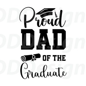 Diseño de camiseta de papá orgulloso del graduado