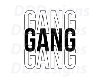 Gang Gang Gang T-Shirt Design