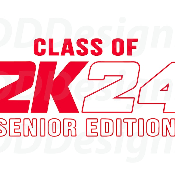 Class Of 2K24 Senior Edition T-Shirt Design