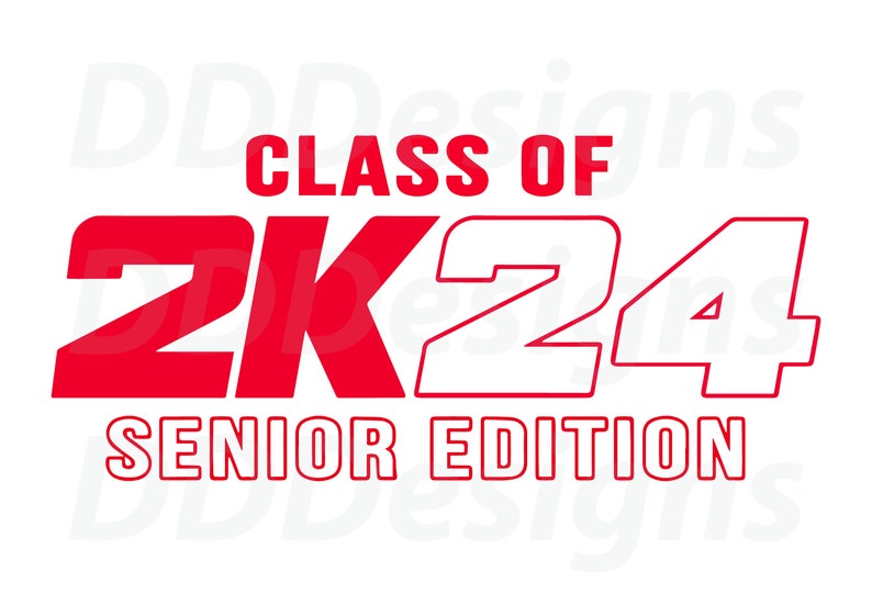 Class Of 2K24 Senior Edition T-Shirt Design image 1
