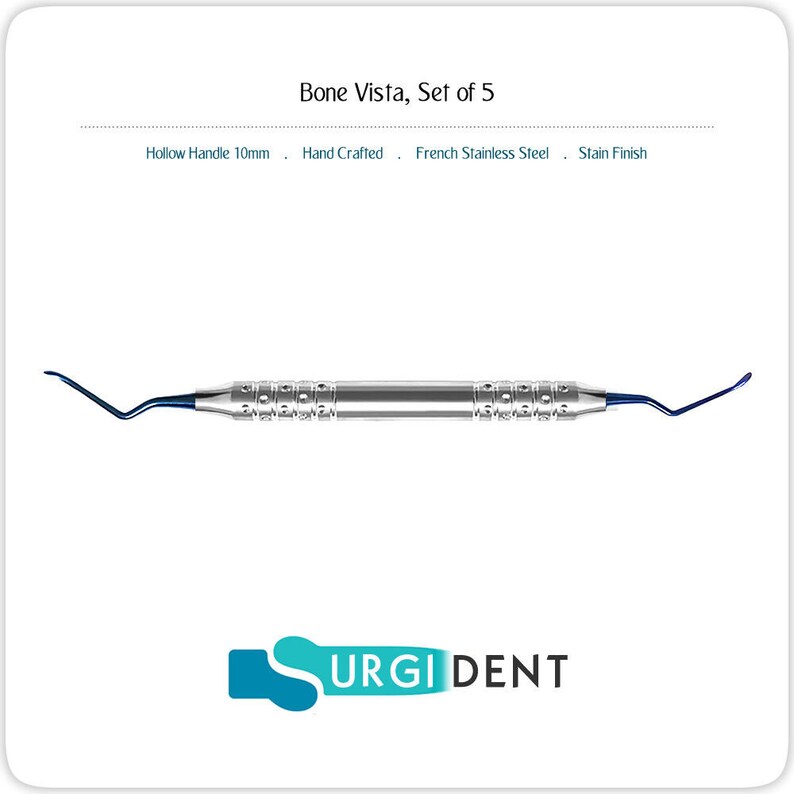 Vista Instrument Vista Tunneling Procedure Titanium Implant Dental Instruments *set of 5 ...