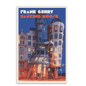 Dancing House Architecture Poster