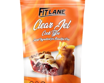 Clear Jel Cook Type Powder for Canning, Cooking and Pie Filling. 2 LB. Value Size Bag.