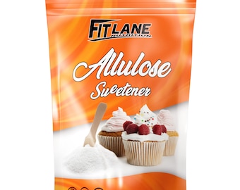 Allulose Sweetener, 100% Pure Non GMO Zero Net Carb Natural Keto Sweetner Sugar Substitute by Fit Lane Nutrition Value Size 2 lb (32 oz)