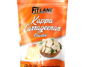 Kappa Carrageenan Powder, for Vegan Cheese, Non-GMO. Refined Food Grade. 8 oz Bag.