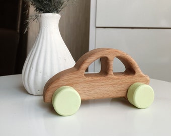 Wooden Car Toy, Personalized Toy, Toddler Toy, Wooden Car Toy, Toy For 1 Year-Old, Gift Toy, Car Toy, Handmade Toy, Wooden Push Toy