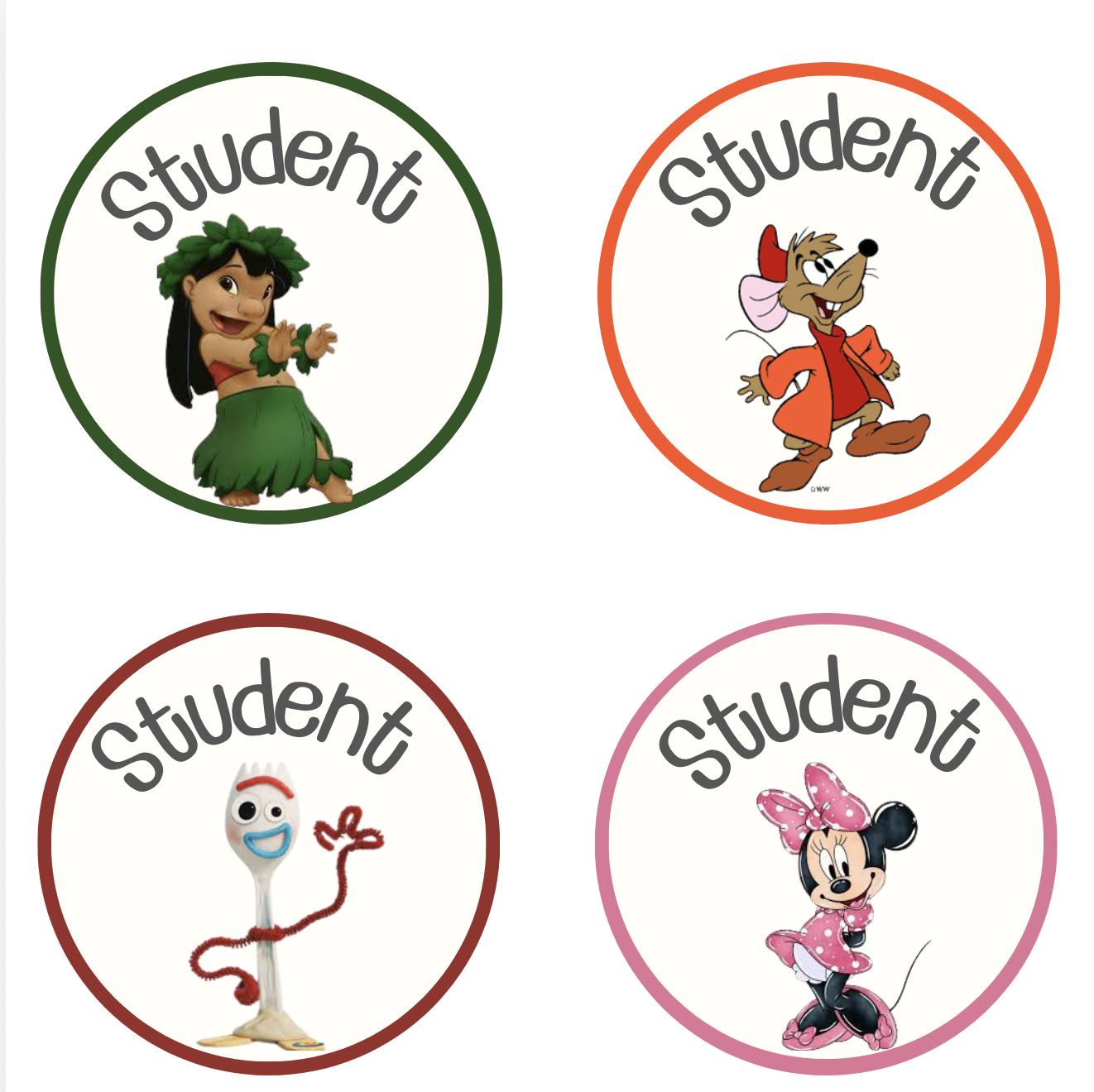 Disney-inspired Locker Tags - Etsy