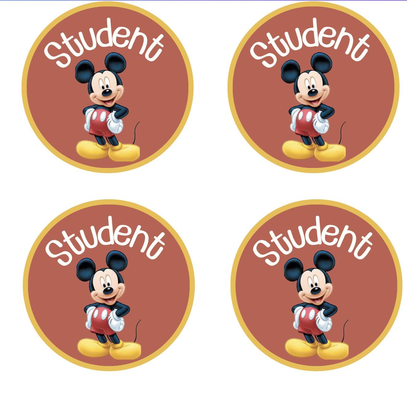 Disney-inspired Locker Tags - Etsy
