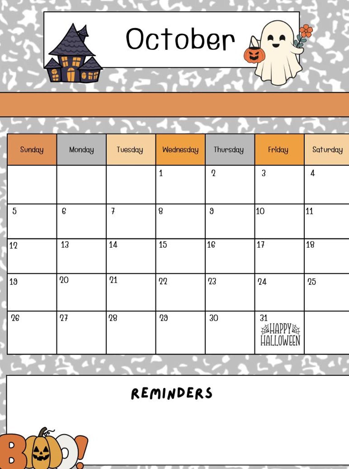 Editable Teacher Newsletter & Calendar Template | Canva | Monthly ...
