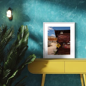 Route 66 Photography Print: Vintage Gas Station, Americana Wall Art