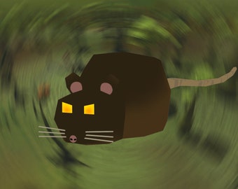 Janky Rat Vtuber - Premade Virtual 3D Avatar