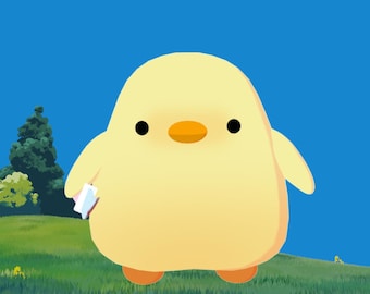 Bird Vtuber - Ready to use 3d model - VRM file that works with VSeeFace