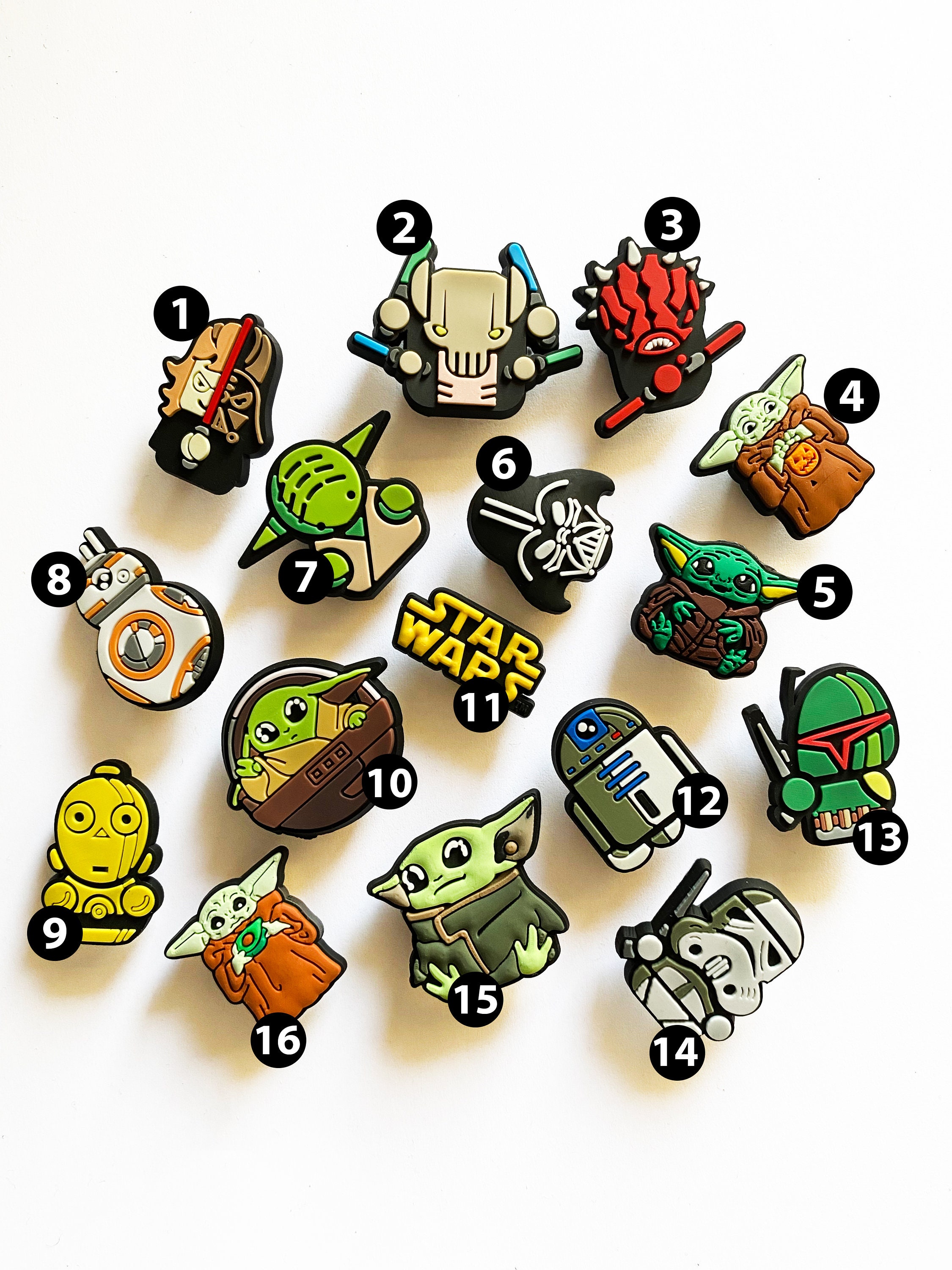 Star Wars Croc Charms Baby Yoda Croc Charms the Etsy UK