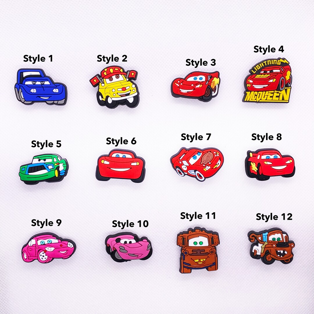 Lightning Mcqueen Croc Charms Cartoon Cars Croc Charms Charms Crocs