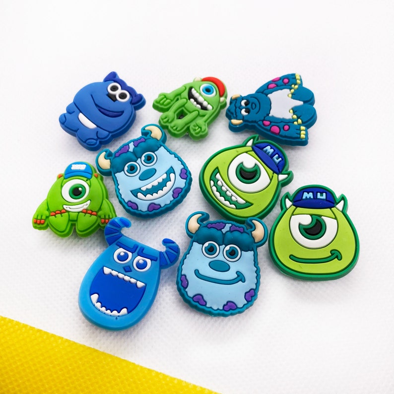 Monsters University Croc Charms Set: Cool Cartoon Charms for Your Crocs Fun and Stylish Accessories Croc Jibbitz set. image 1