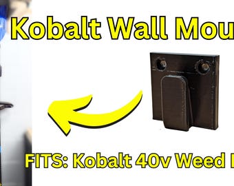 Desmalezadora Kobalt 40v con montaje en pared