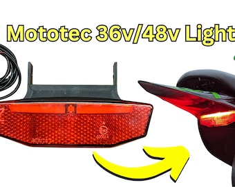 Kit de luces traseras LED de 36 V/48 V para Mototec/Venom/Funbikes