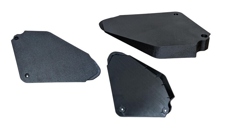 Mototec 48V Battery Side Covers Plain