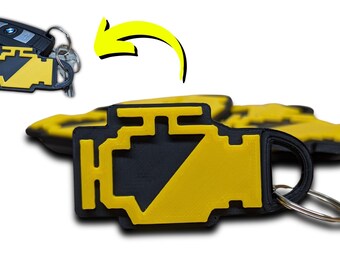 Llavero con modo de emergencia de BMW, regalo para un fanático de los autos, luz de verificación del motor