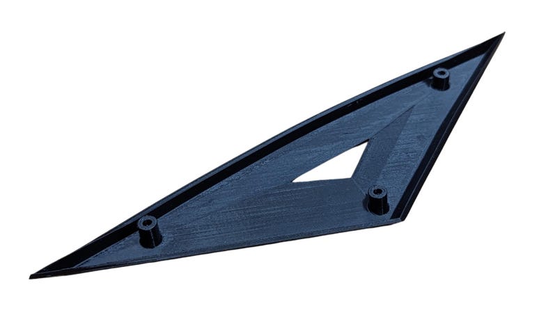 Cubierta de plástico de la pieza embellecedora triangular de la Razor SX500 imagen 4