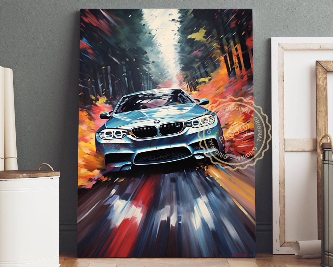 2011 BMW M5 F10 Poster Canvas BMW M5 F10 Canvas Wall Art Bmw - Etsy