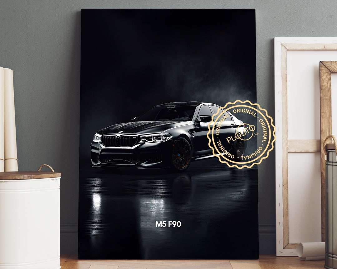 BMW M5 F90 Poster Canvas BMW M5 F90 Canvas Wall Art Bmw - Etsy