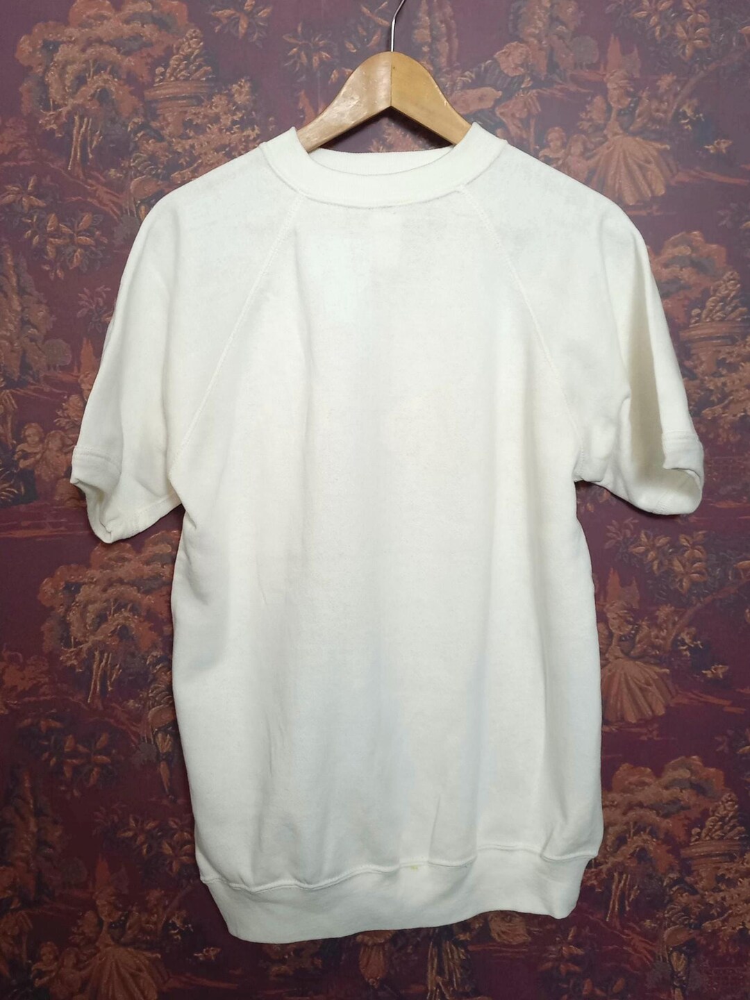 トップス 60's PENNEY'S vintage sweat Vintage 1960s Blank Short Sleeve Penney's Sweatshirt White