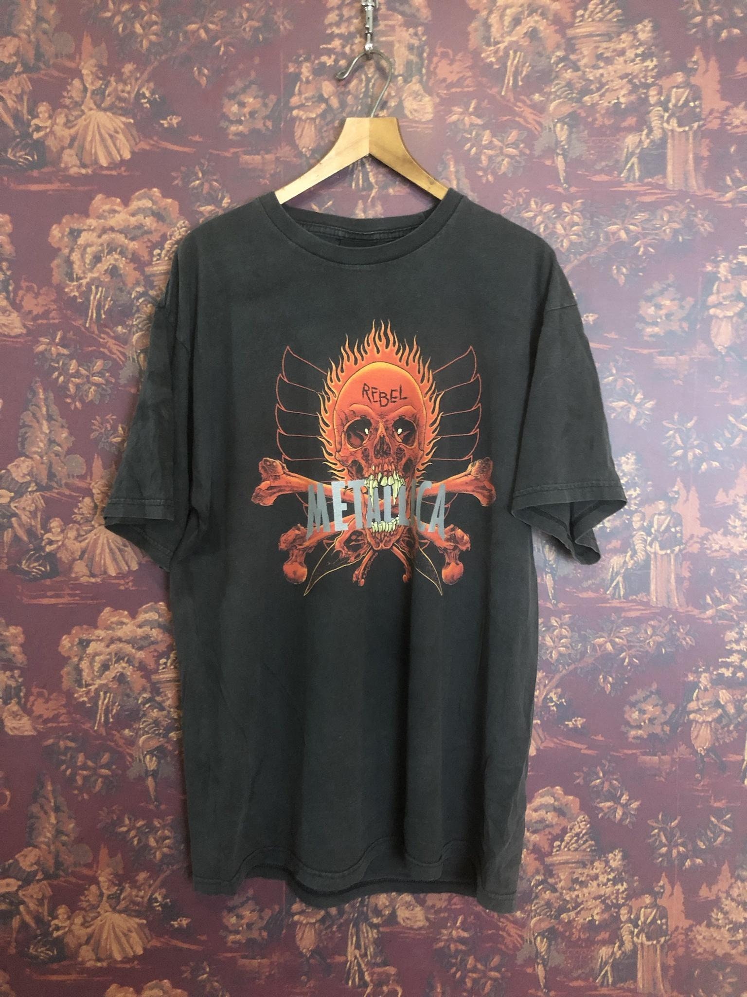 Vintage 90s Metallica Pushead Rebel T Shirt - Etsy Canada
