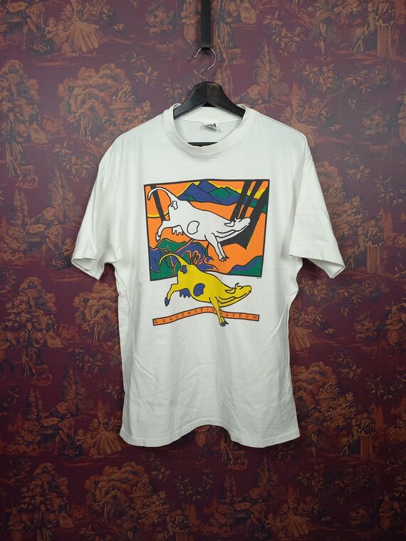 90s Guggenheim Museum Franz Marc Cow Vintage Tee Shirt - Etsy