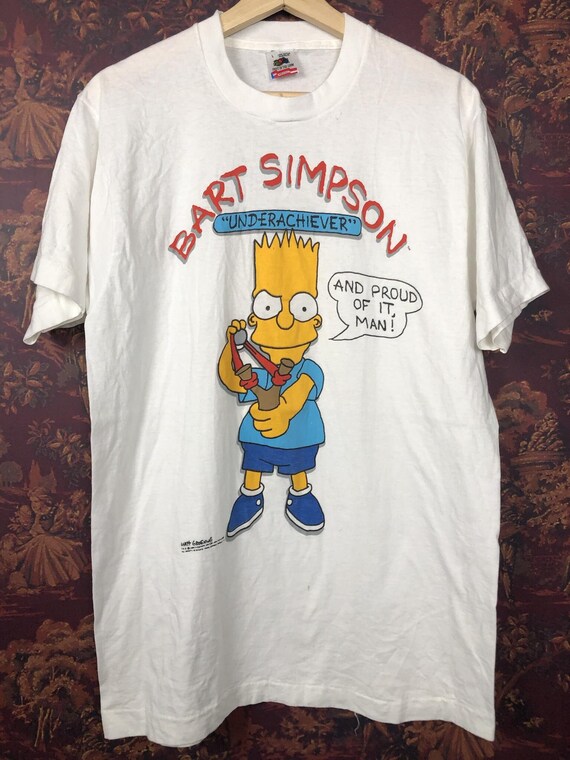 1989 Bart Simpson Underachiever dead-stock vintage