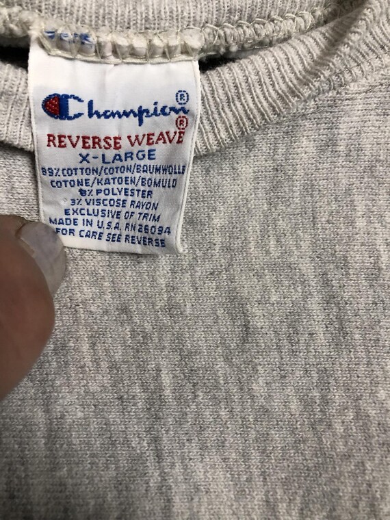 Early 90s Champion Reverse Weave Made in USA Crew Neck Sweatshirt 