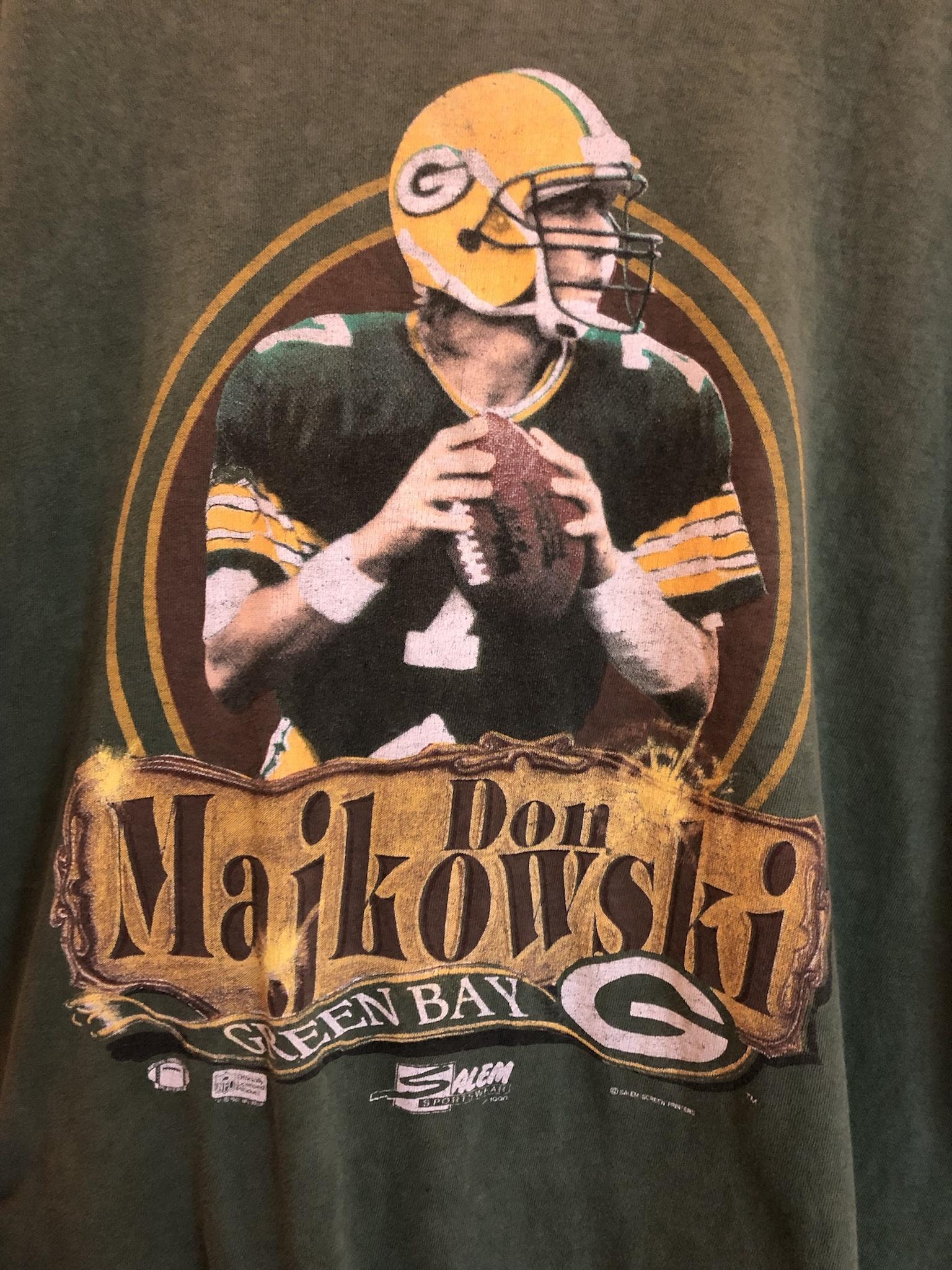 Vintage Green Bay Packers Don Majkowski Majik Man Salem