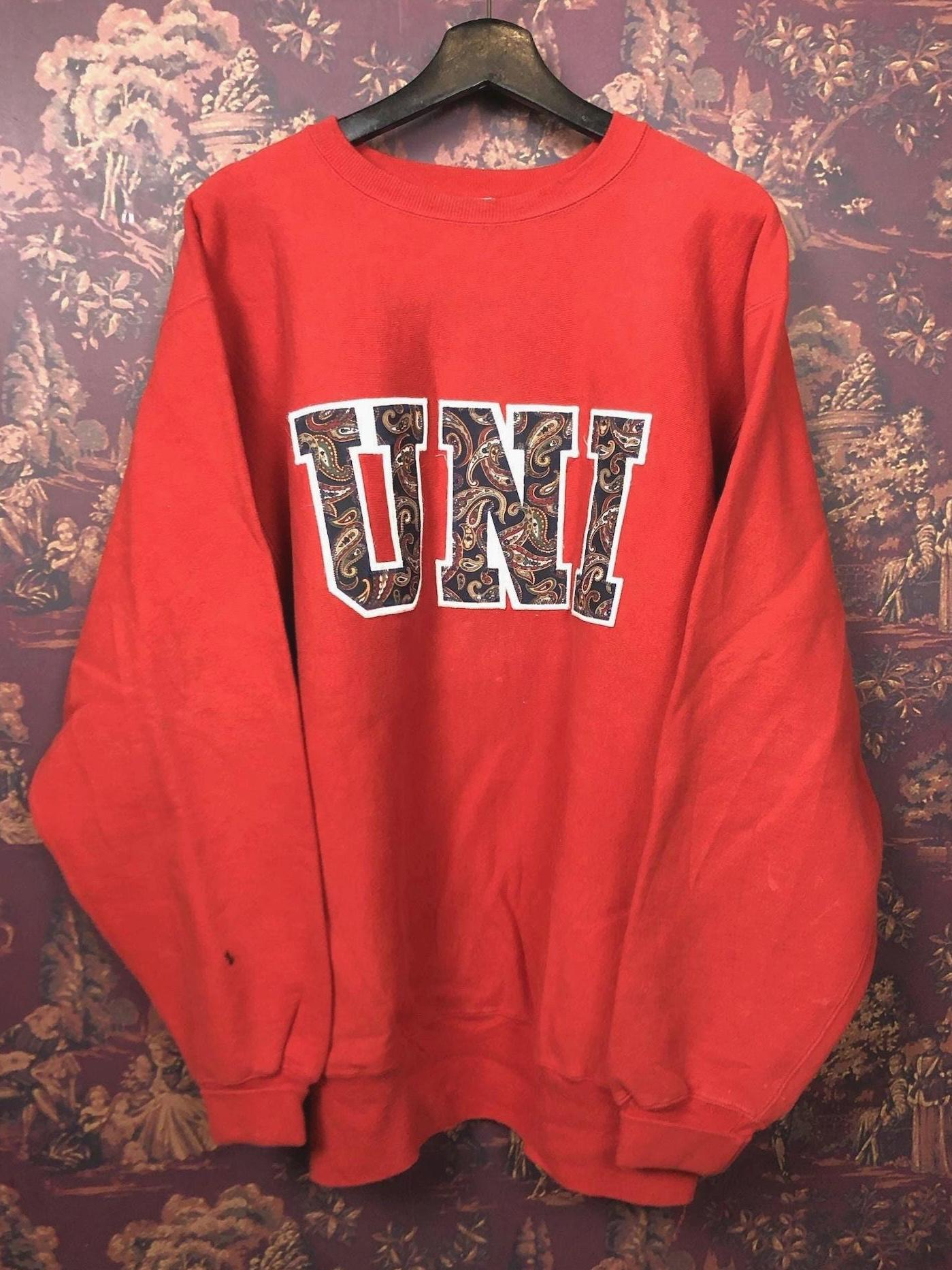 90s CHAMPION REVERSE WEAVE YALE UNIV PRINT SWEATSHIRT SIZE L