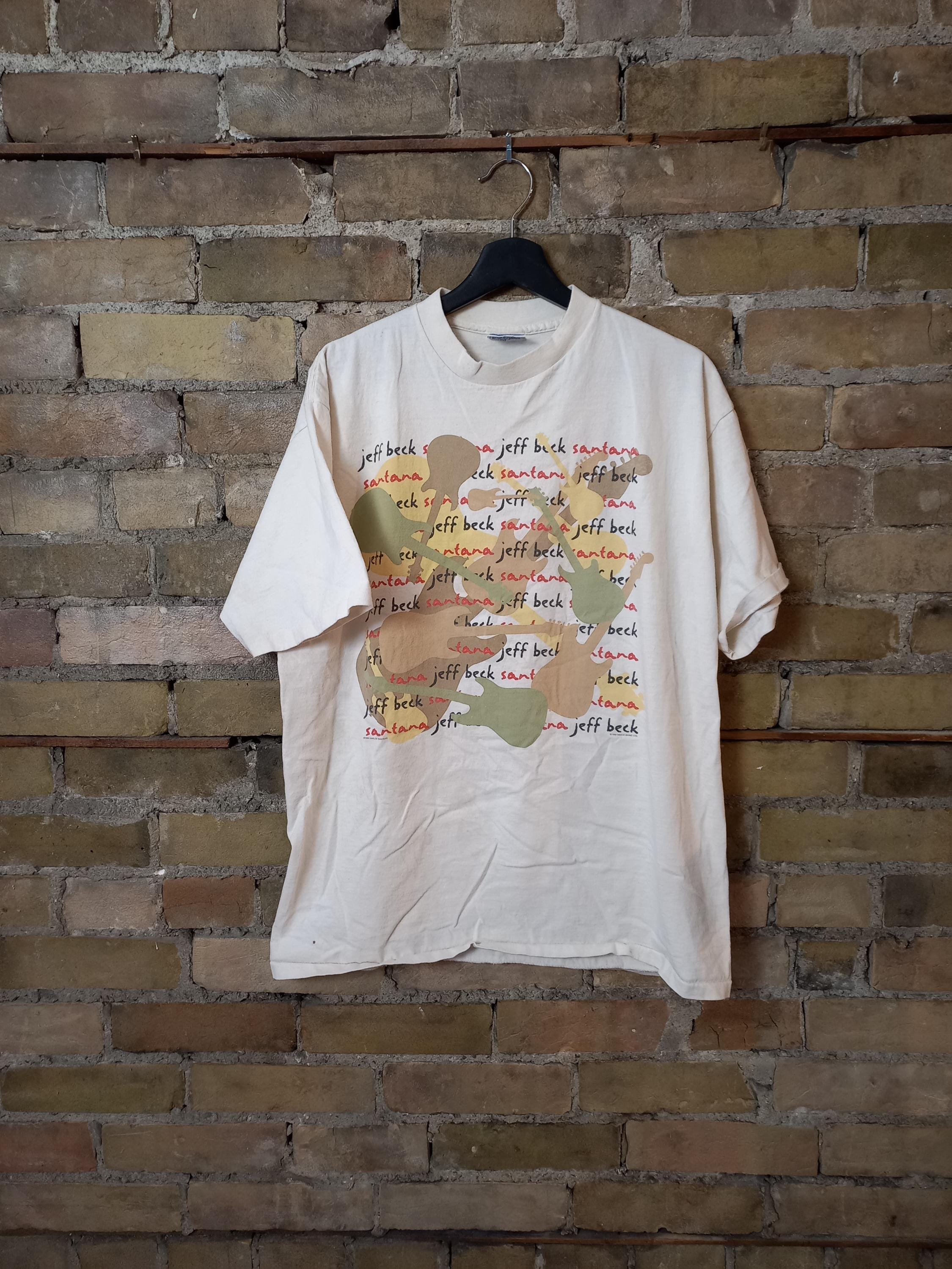 Vintage 1995 Jeff Beck X Santana T-shirt / Single Stitch