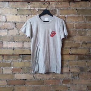 Vintage 1981 Rolling Stones New Orleans Postkarten-T-Shirt / Single Stitch / Größe L