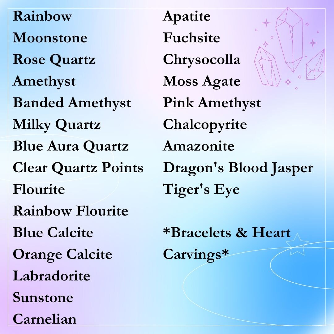 Crystal Scoops Mixed Crystal Scoop Mystery Crystal Scoop Etsy