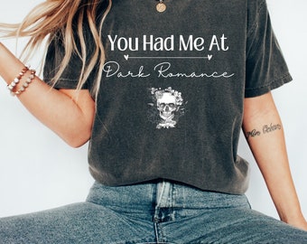 Dark Romance shirt, Dark Romance lezer, Dark romance minnaar top, Bookish tee, Boek vriendje shirt, Lezing tee, Literair shirt, Boek tees
