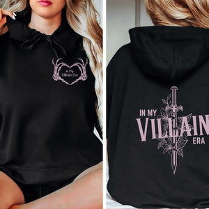 In My Villain Era Hoodie, Villain Era Sweatshirt, Dark Romance Hoodie, Morally Grey Sweatshirt, Bookish Sweatshirt, Villain Era Crewneck