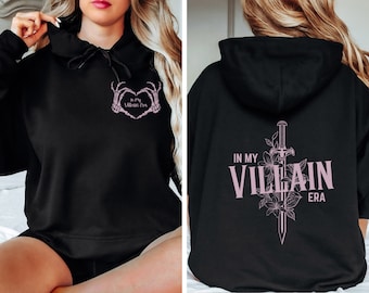 In mijn schurkentijdperk hoodie, schurkentijdperk sweatshirt, donkere romantiek hoodie, moreel grijs sweatshirt, leesgrage sweatshirt, schurkentijdperk crewneck