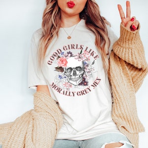 Morally Grey Book Boyfriend Shirt Dark Romance Shirt Villain Era Shirt Spicy Reader Shirt My Favorite Color Shirt Fictional Men Shirt