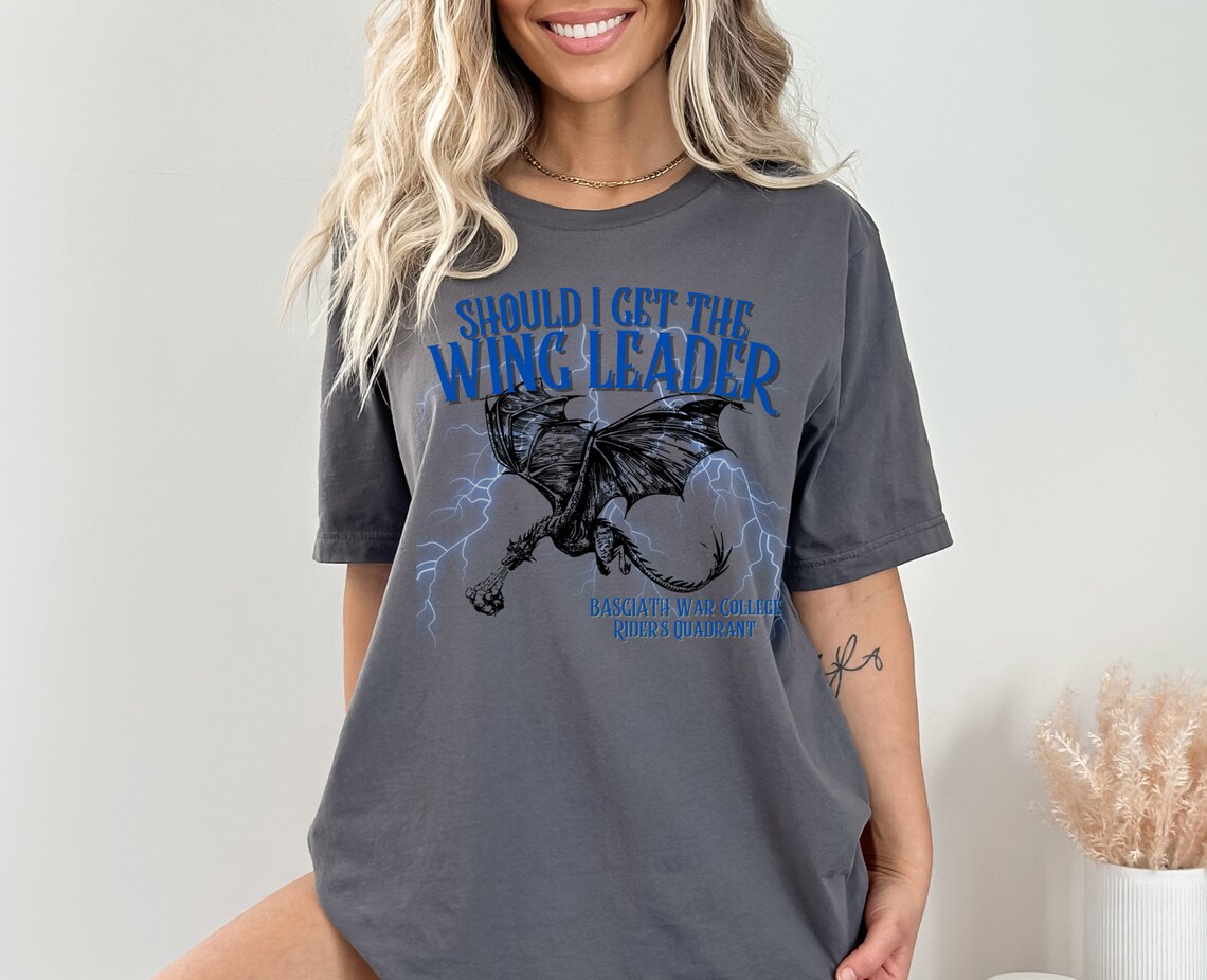 Fourth Wing Shirt Wing Leader Shirt Basgiath War College Etsy
