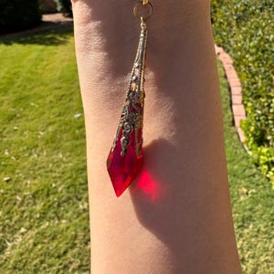 Glass Crystal Pendulum for Divination