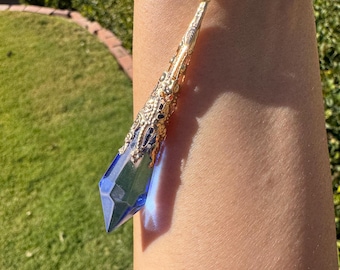 Pendule en verre et cristal pour la divination