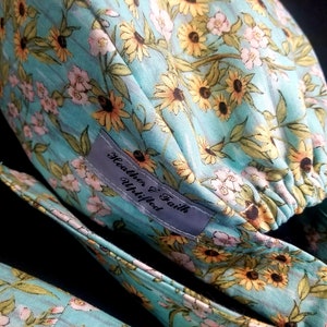 Floral Scrub Cap