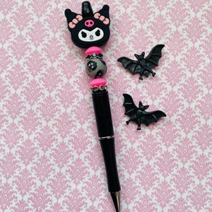 Gothic Rabbit Goblin Creature Schrijfpen Prachtig Spookachtig