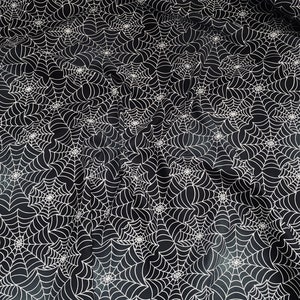 Griezelige crawlers spinnenwebben Spooky babydeken Gothic Ghoul