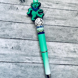 Rock N Roll Music Band Writing Pen Piosenka Wokalista Retro